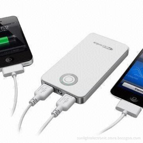 Portable Charger for RIM's BlackBerry, HTC, Samsung, iPad, iPhone and iPod, with 5600mAh Capacity